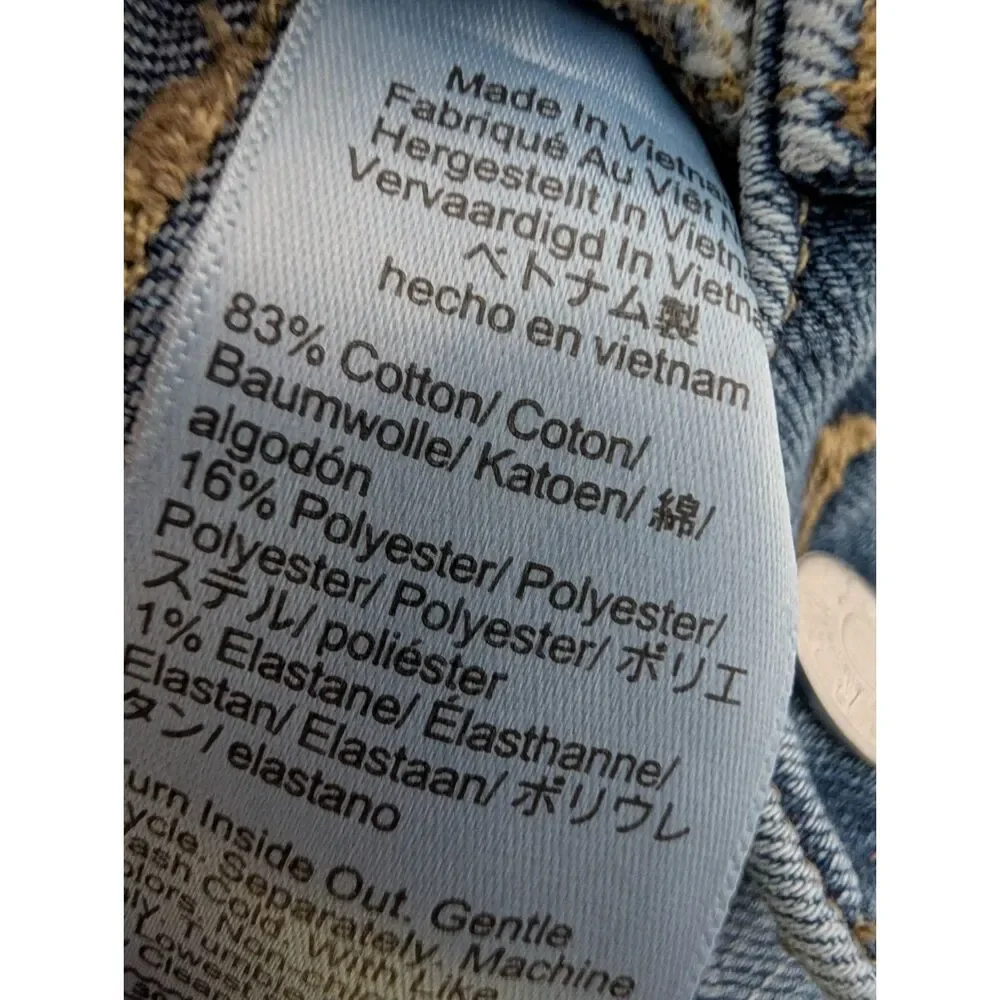 J. Crew Classic Wide-Leg Jeans High-Rise Stretch Denim Size 28 Quiet Luxury
